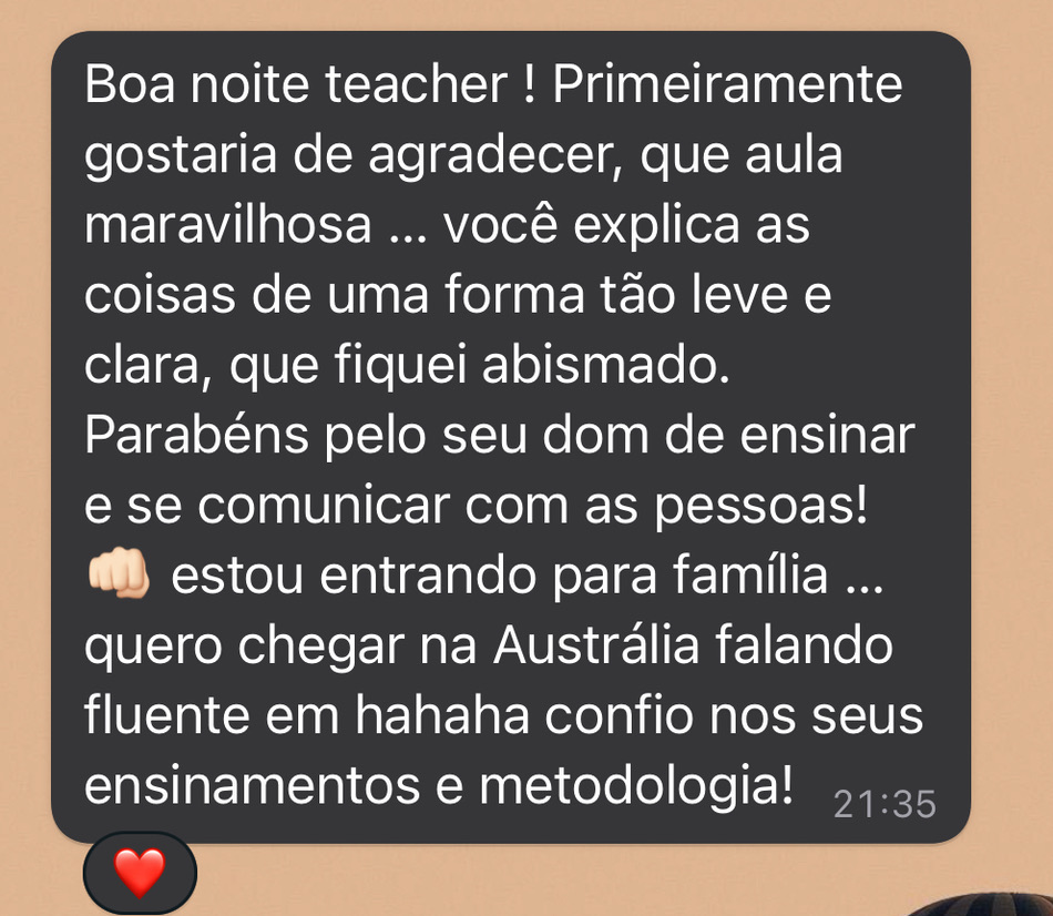 Depoimento de aluno destravado 07